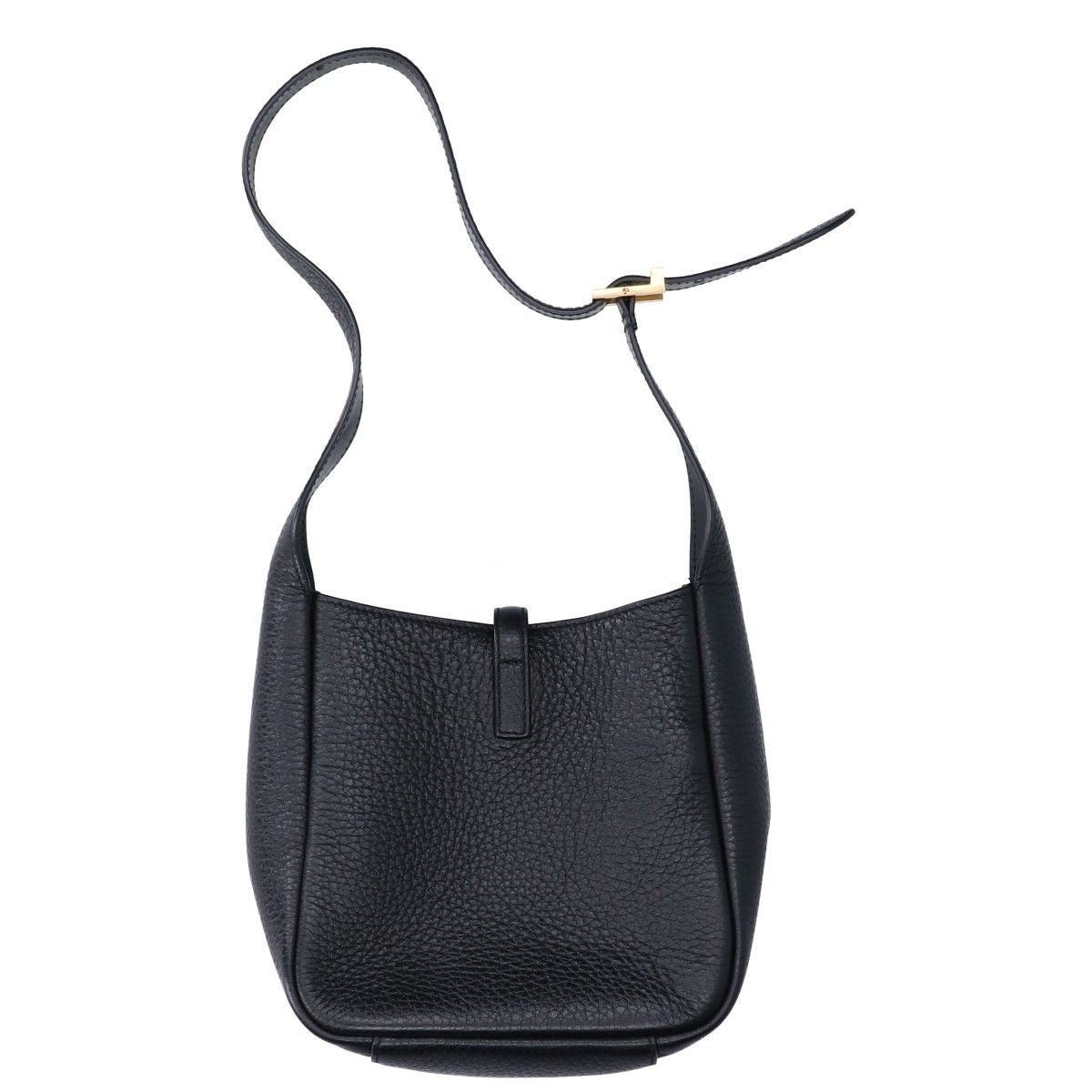Saint Laurent Paris le 5 a 7 Gray Leather Soft Baby — view 3