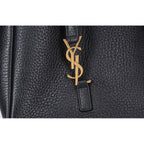 Saint Laurent Paris le 5 a 7 Gray Leather Soft Baby — view 7