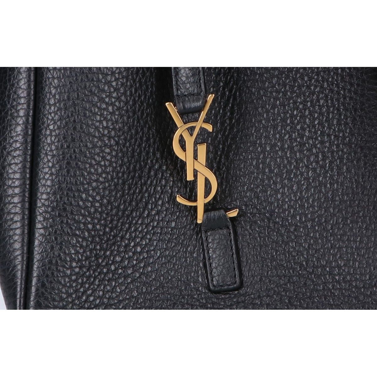 Saint Laurent Paris le 5 a 7 Gray Leather Soft Baby — view 7