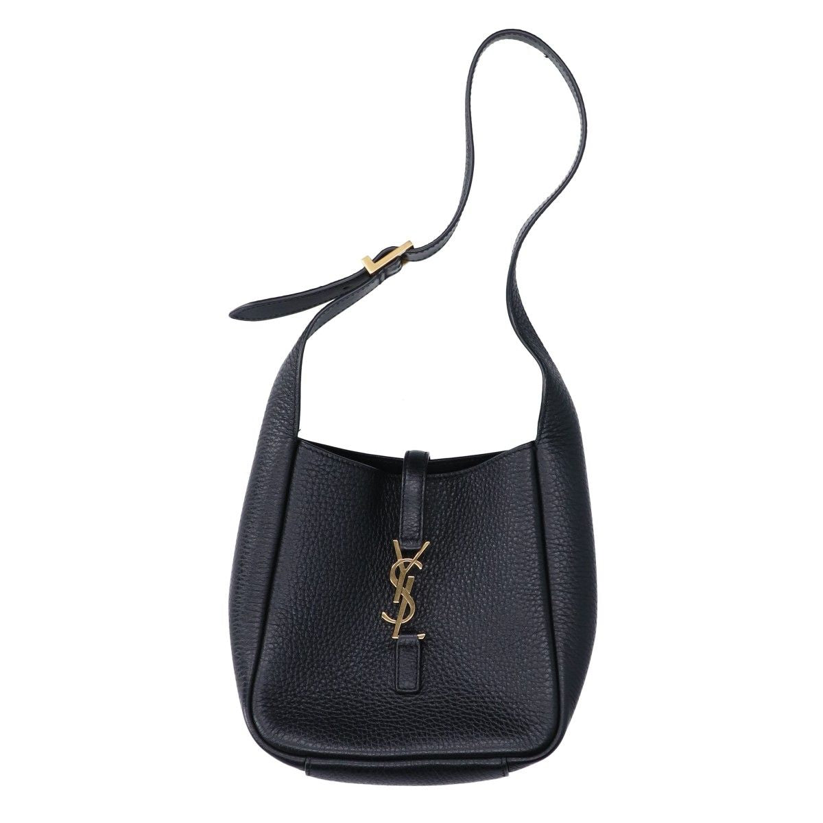 Saint Laurent Paris le 5 a 7 Gray Leather Soft Baby