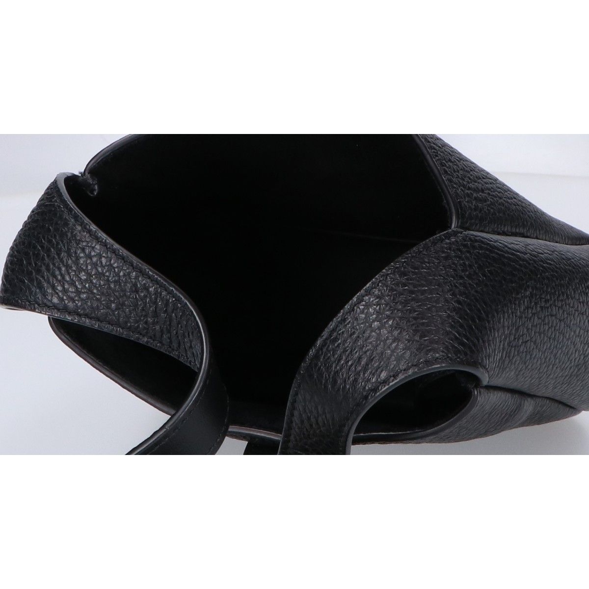 Saint Laurent Paris le 5 a 7 Gray Leather Soft Baby — view 6