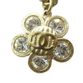 Chanel Pendant Logo CC Visual Flower Gold