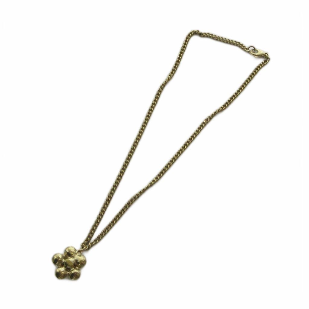Chanel Pendant Logo CC Visual Flower Gold — view 4
