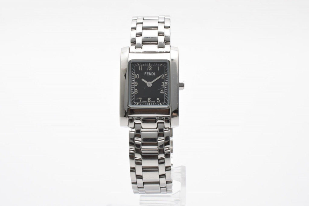 Fendi Orologi Quartz Watch Black Dial Square Case Stainless Steel — view 4