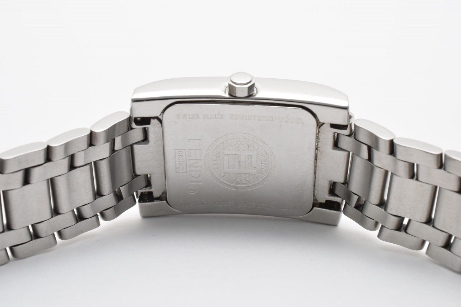 Fendi Orologi Quartz Watch Black Dial Square Case Stainless Steel — view 9