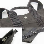 Hermes Her Line a Dos PM 2-Way Backpack Tote with Cadena Gray — view 9