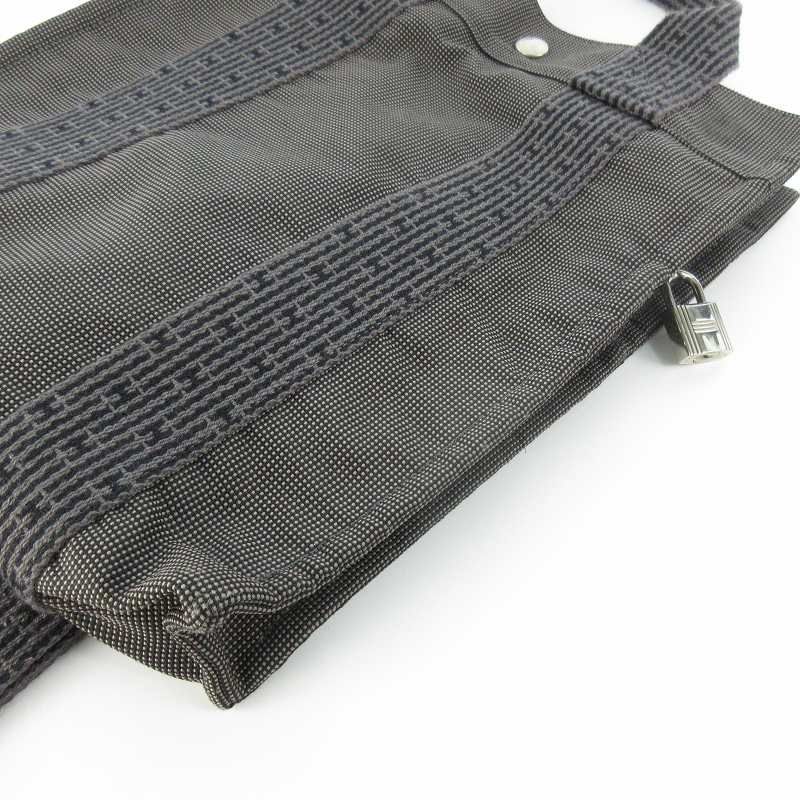 Hermes Her Line a Dos PM 2-Way Backpack Tote with Cadena Gray — view 6