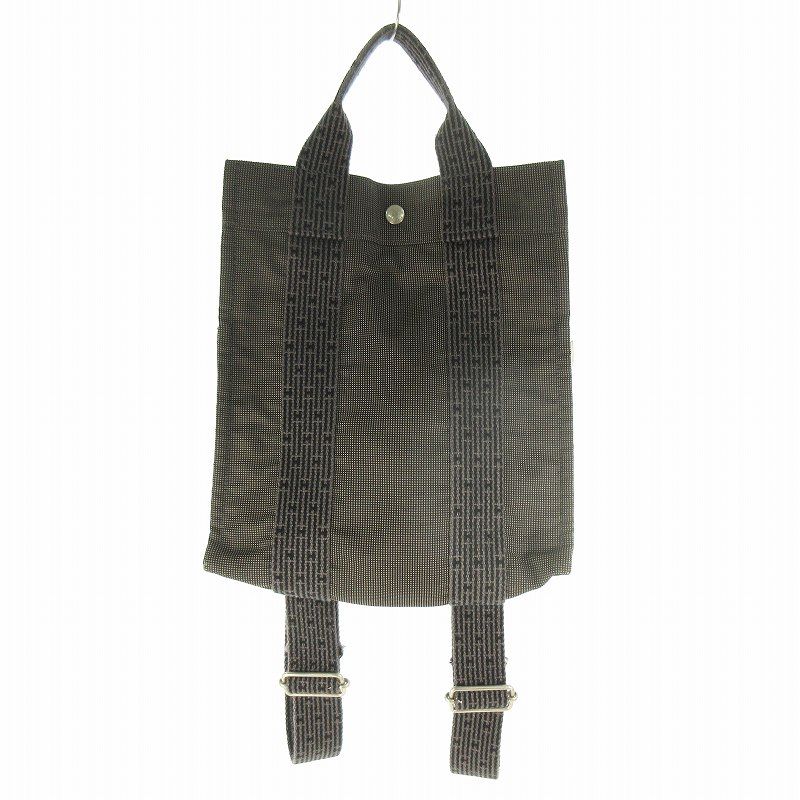 Hermes Her Line a Dos PM 2-Way Backpack Tote with Cadena Gray