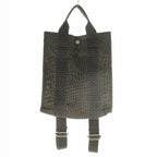 Hermes Her Line a Dos PM 2-Way Backpack Tote with Cadena Gray