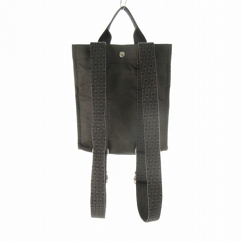Hermes Her Line a Dos PM 2-Way Backpack Tote with Cadena Gray — view 3