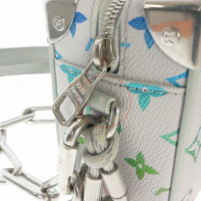 Louis Vuitton Mini Soft Trunk Monogram Leather Shoulder Bag Multicolor — view 7
