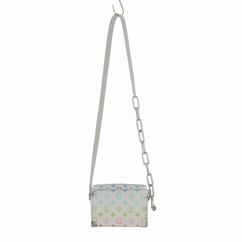 Louis Vuitton Mini Soft Trunk Monogram Leather Shoulder Bag Multicolor — view 3