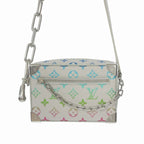 Louis Vuitton Mini Soft Trunk Monogram Leather Shoulder Bag Multicolor