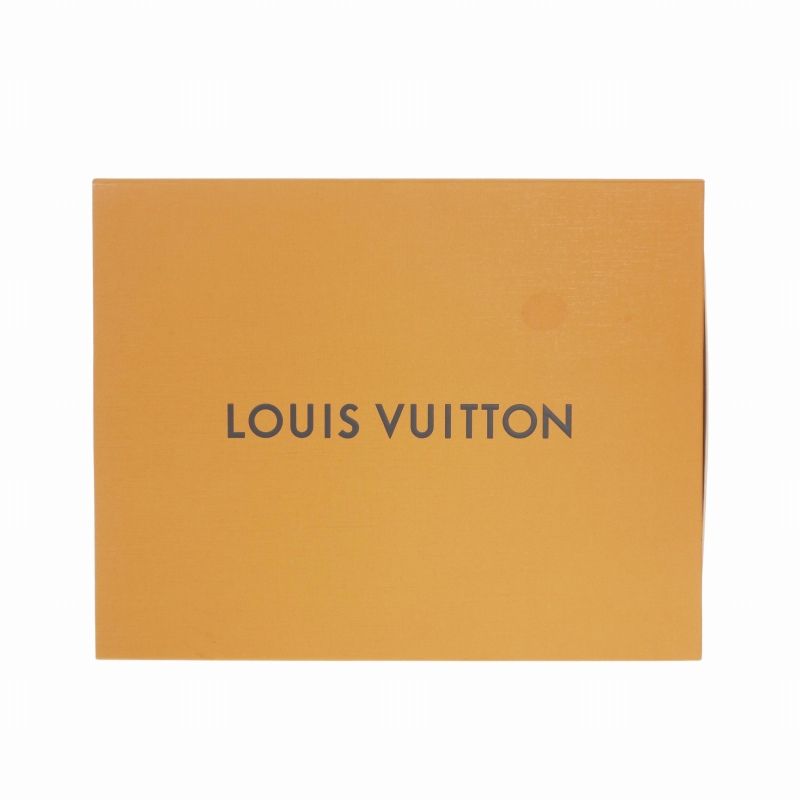 Louis Vuitton LV Trainer Calf Leather Monogram Sneakers 9 Red White — view 9