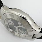 Cartier Must 21 Chrono Scarf SS Rubber Quartz Watch — view 5