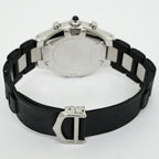 Cartier Must 21 Chrono Scarf SS Rubber Quartz Watch — view 6