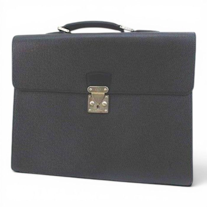 Louis Vuitton Taiga Serviette Moscova Business Bag Ardoise