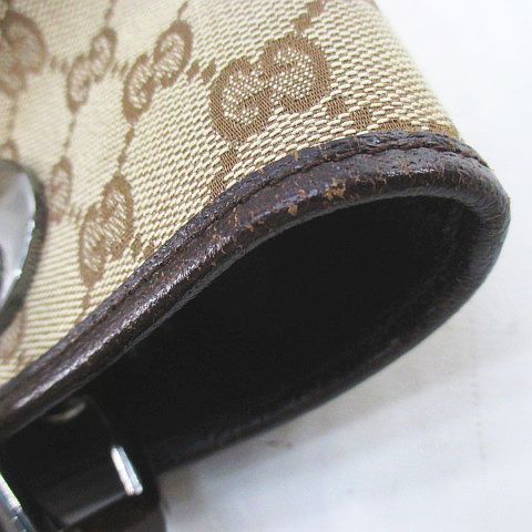 Gucci GG Canvas Tote Silver Beige — view 8