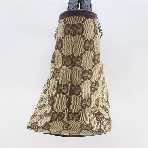 Gucci GG Canvas Tote Silver Beige — view 3