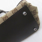 Gucci GG Canvas Tote Silver Beige — view 5