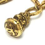 Chanel Necklace Loupe Chain Metal Gold — view 5