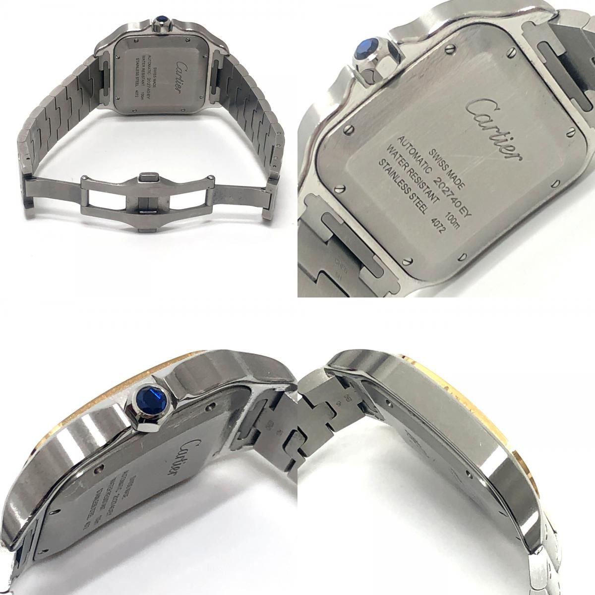 Cartier Watch Santos Ducartier LM SS 18k Silver — view 8