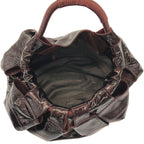 Loewe Nappa Aire Anagram Patent Bag Burgundy — view 6