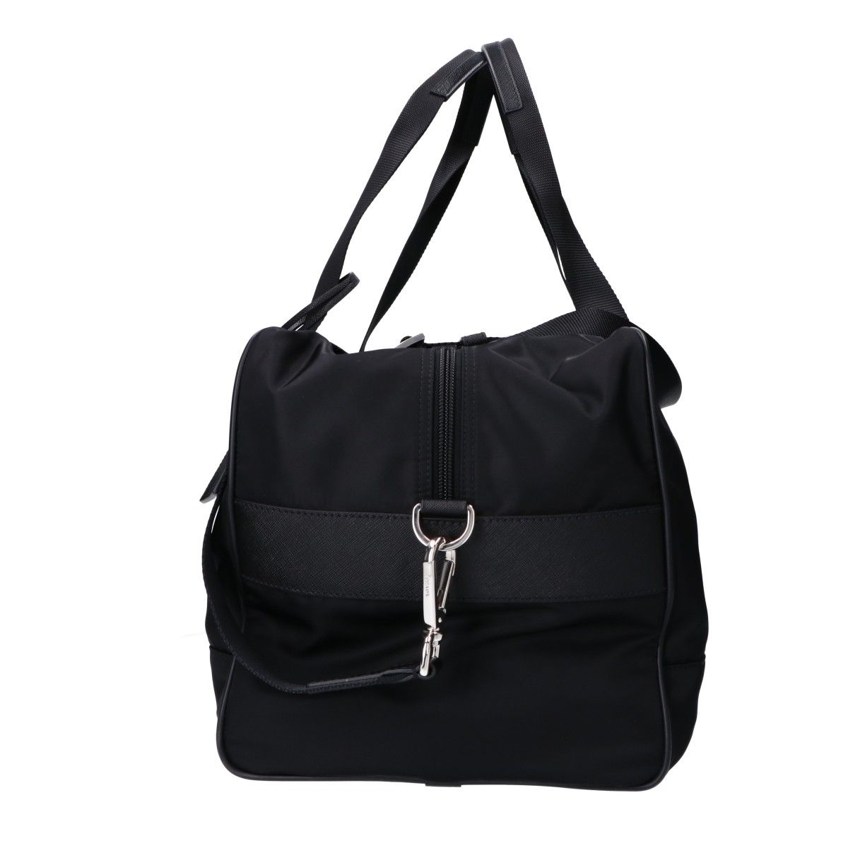 Prada Triangle Logo Nylon 2-Way Travel — view 4
