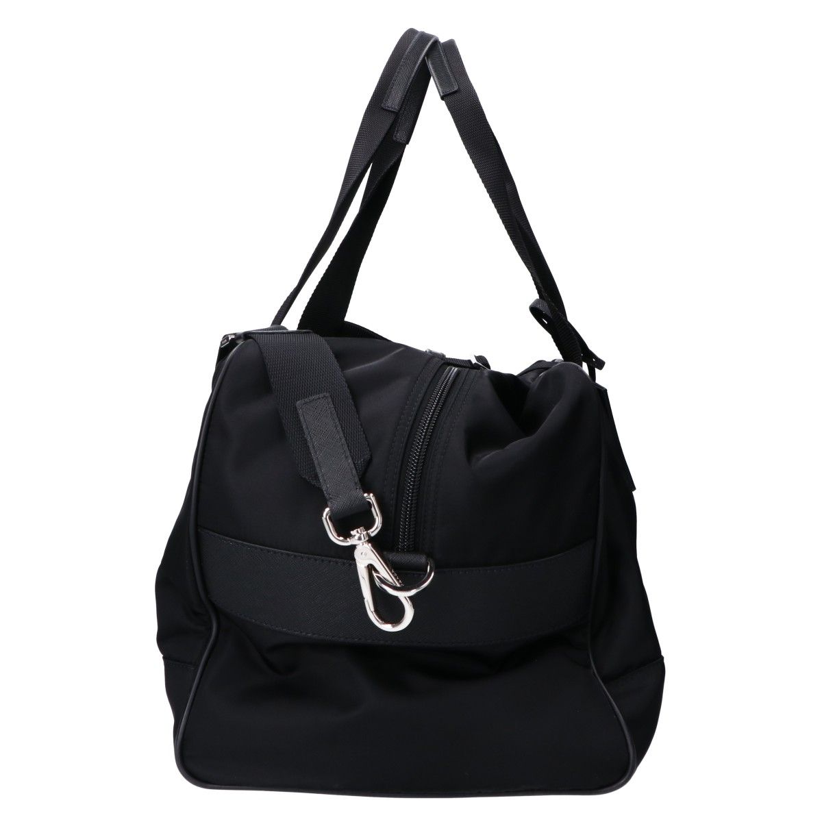 Prada Triangle Logo Nylon 2-Way Travel — view 2