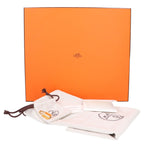 Hermes Herbag Zip PM le Tourne Chaine D'ancre Pattern Fauve Vache Hunter Toile — view 8