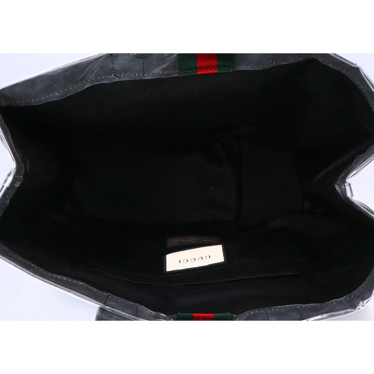 Gucci Comme Des Garcons Sherry Line Vinyl Tote — view 6