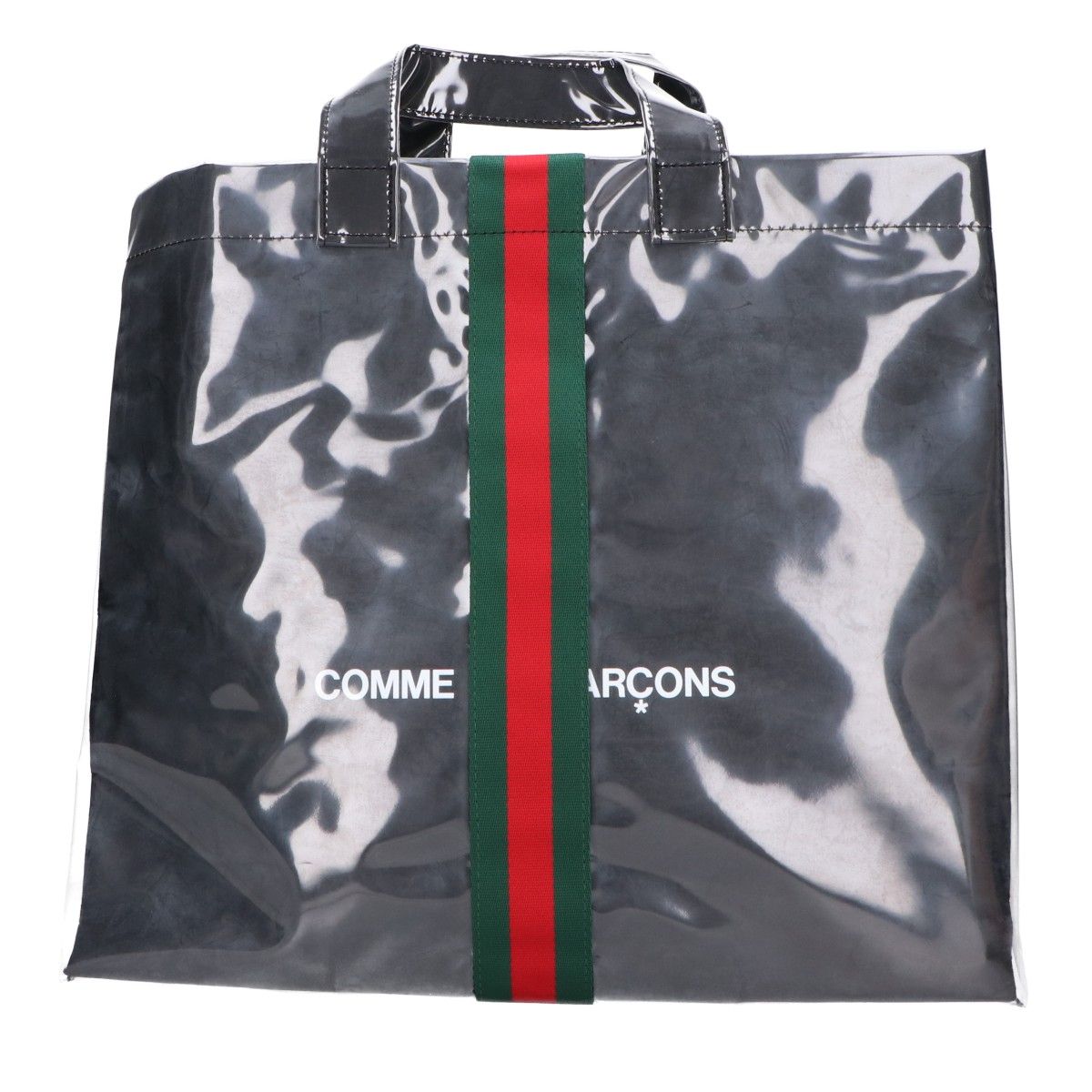 Gucci Comme Des Garcons Sherry Line Vinyl Tote — view 3