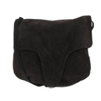 Bottega Veneta Archive Shoulder Bag Crossbody Suede Leather Reversible Dark