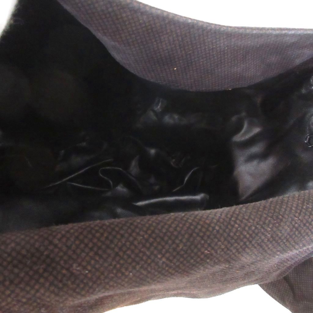 Bottega Veneta Archive Shoulder Bag Crossbody Suede Leather Reversible Dark — view 7