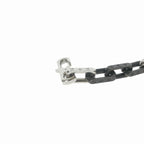 Louis Vuitton Bracelet Monogram Chain M Silver Black — view 6