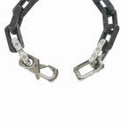 Louis Vuitton Bracelet Monogram Chain M Silver Black — view 2