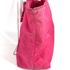 Prada Shoulder Bag Logo Ribbon Nylon Pink — view 4