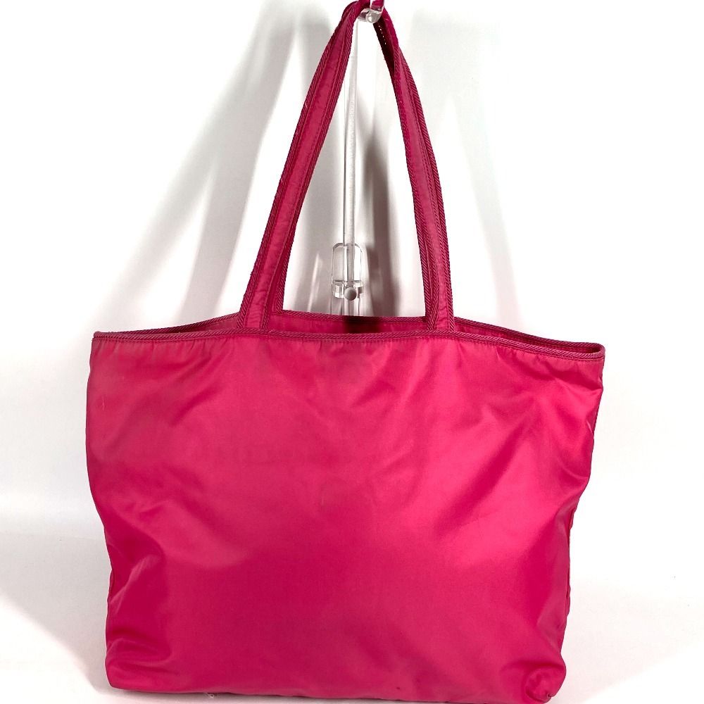 Prada Shoulder Bag Logo Ribbon Nylon Pink — view 2