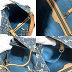 Louis Vuitton Shoulder Bag Daily GM Monogram Denim Canvas Blue — view 9