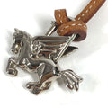 Hermes Cadena Pegasus Limited Metal Silver