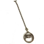 Hermes Key Holder Cheval Horse Logo Silver
