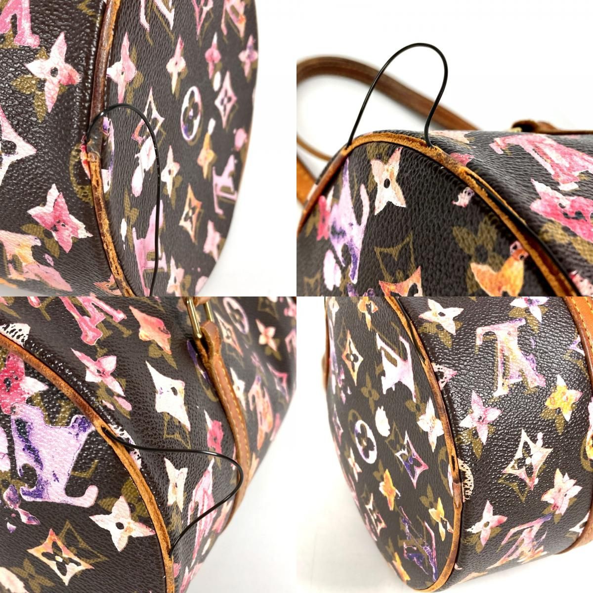 Louis Vuitton Handbag Papillon 30 Monogram Canvas Brown — view 7