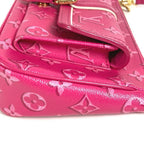 Louis Vuitton Shoulder Bag Maxi Pochette Monogram Canvas Fuchsia Pink — view 5