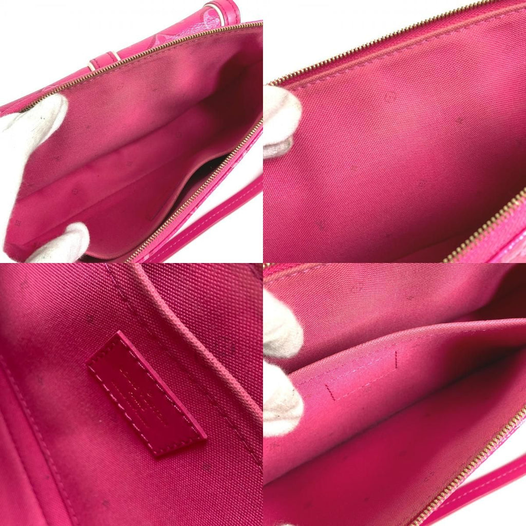 Louis Vuitton Shoulder Bag Maxi Pochette Monogram Canvas Fuchsia Pink — view 8
