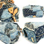 Louis Vuitton Handbag Patchwork Speedy 30 Monogram Denim Canvas Blue — view 7