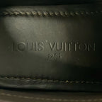 Louis Vuitton Driving Shoes 6.5 Dark Brown Leather — view 5