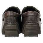 Louis Vuitton Driving Shoes 6.5 Dark Brown Leather — view 3