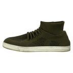 Fendi Slip Ons 7 Khaki Knit High Cut Slipper