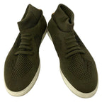 Fendi Slip Ons 7 Khaki Knit High Cut Slipper — view 2