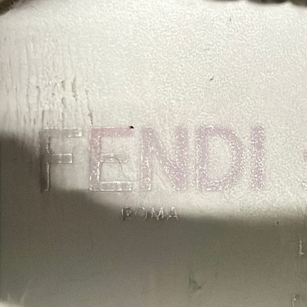 Fendi Slip Ons 7 Khaki Knit High Cut Slipper — view 5